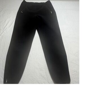 Patagonia Fleece Pants Black Zippers Athletic Casual Women Size 14